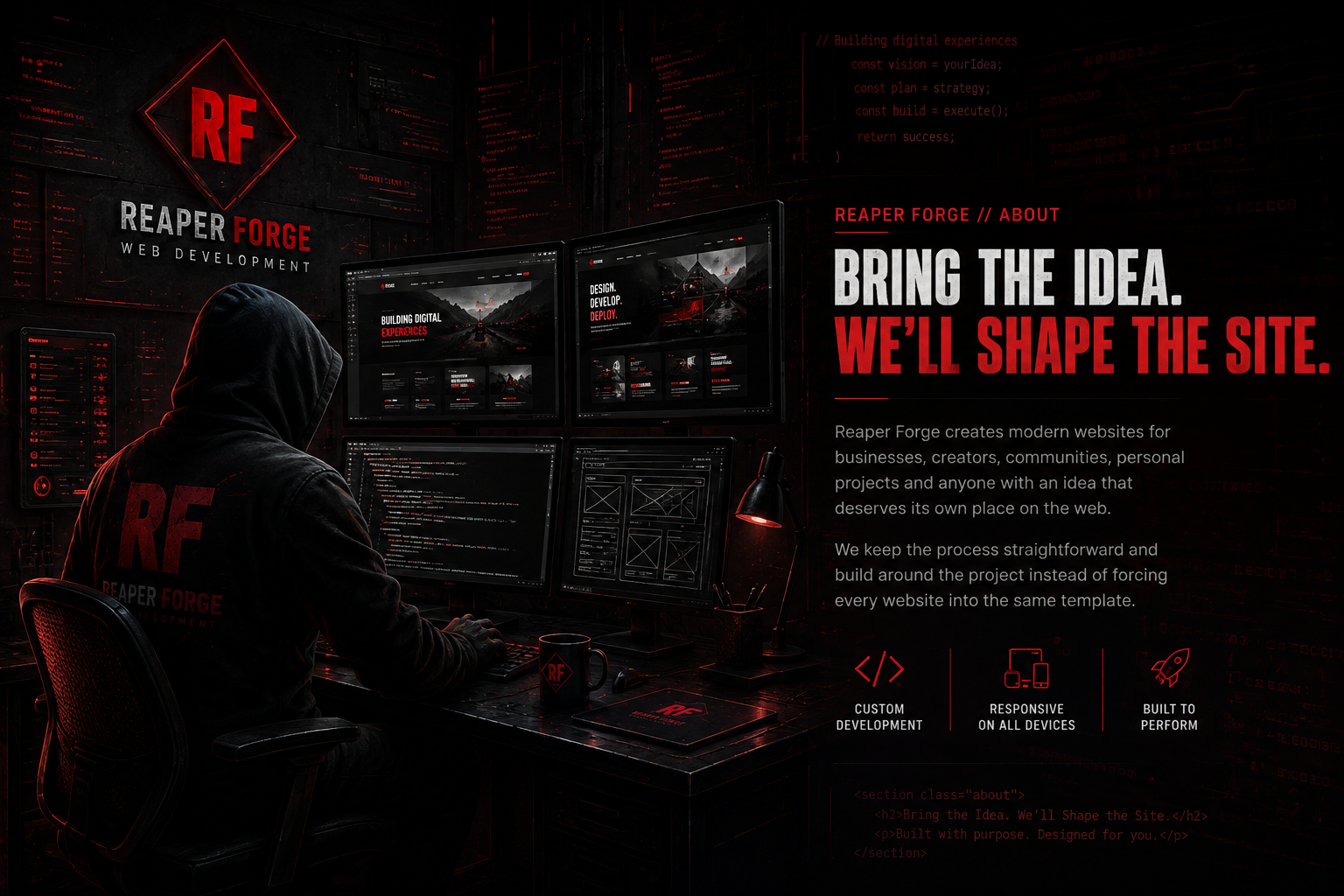 Reaper Forge web development studio
